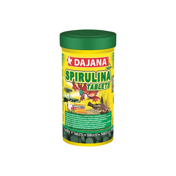 Dajana Spirulina Tablets 100 Ml 50 Gr SKT:11/2028 ürün görseli 1