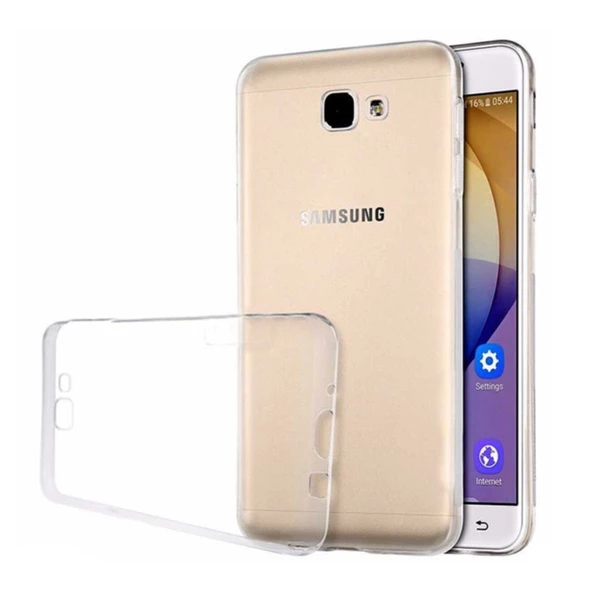 FitCase Samsung Galaxy J7 Prime Kılıf Kamera Korumalı Silikon Şeffaf Arka Kapak ürün görseli 1