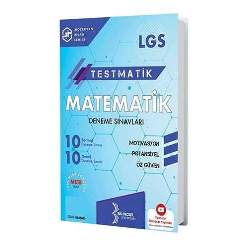 8. Sınıf LGS Testmatik Matematik Deneme Sınavları Bilinçsel Yayınları ürün görseli 1