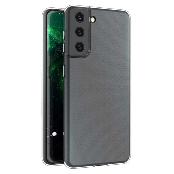 FitCase Samsung Galaxy S21 Kılıf Kamera Korumalı Silikon Şeffaf Arka Kapak ürün görseli 1