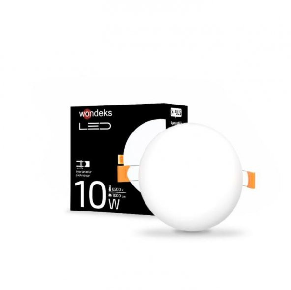 1000 LM IP40  X-PLUS 10W BEYAZ PANELLIGHT 60-80 MM AYARLANABİLİR WONDEKS ürün görseli 1