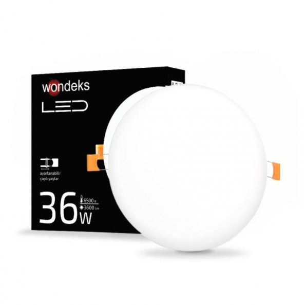 3600LM IP40 X-PLUS 36W BEYAZ PANELLIGHT 60-200 MM AYARLANABİLİR WONDEKS ürün görseli 1