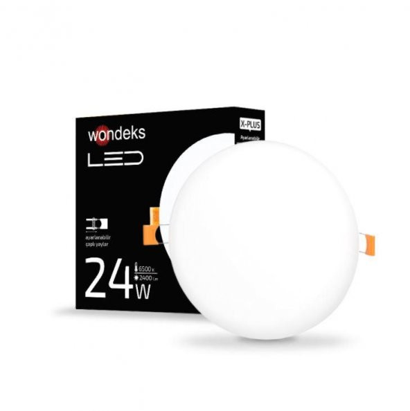 2400 LM IP40 X-PLUS 24W BEYAZ PANELLIGHT 60-150 MM AYARLANABİLİR WONDEKS ürün görseli 1
