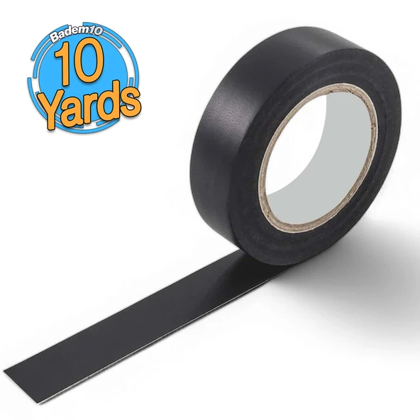 Elektrikçi Bandı Siyah İzole Elektirik Bant Elektrik Bandı Pvc 9 Metre 19 mm ürün görseli 1