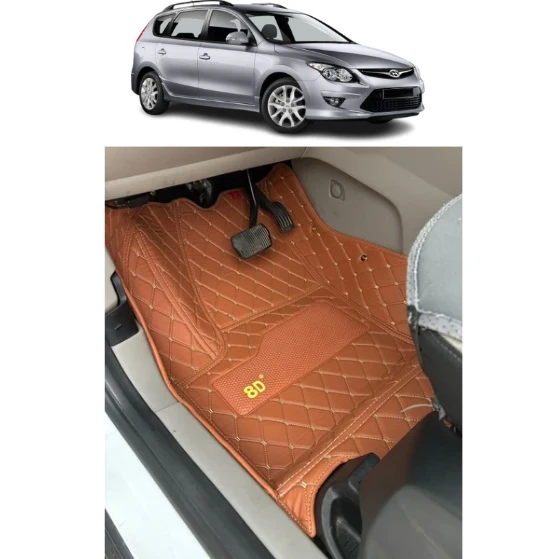 Hyundai İ30 2008-2012 Arası Araca Özel 8D Havuzlu Paspas Takımı ürün görseli 1