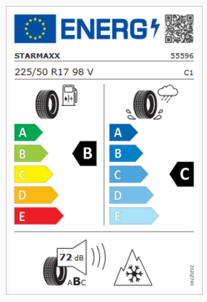 Starmaxx Maxx Out ST582 225/50R17 98V RF M+S 3PMSF Oto 4Mevsim Lastiği (Üretim Yılı:2025) ürün görseli 1