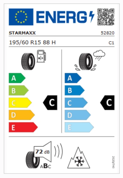 Starmaxx Maxx Out ST582 195/60R15 88H M+S 3PMSF Oto 4Mevsim Lastiği (Üretim Yılı:2025) ürün görseli 1
