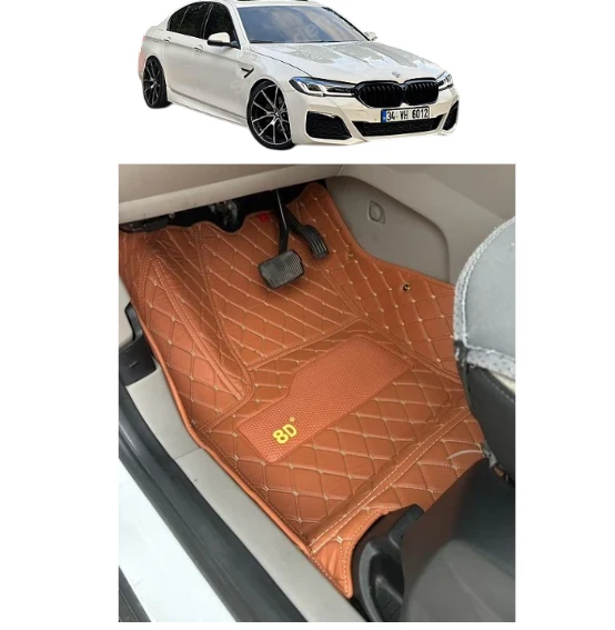 BMW 520D 2014 Sonrası Araca Özel 8D Havuzlu Paspas Takımı ürün görseli 1