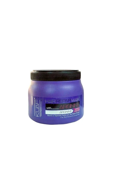 KUAF MASKE ARGAN 500M- MOR BOYALI VE YIPRANMIŞ SAÇLAR İÇİN ürün görseli 1