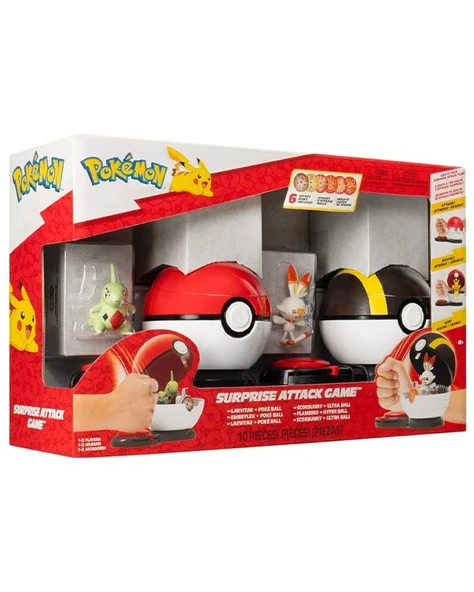 Pokemon Sürpriz Saldırı Oyunu Lavitar ve Scorbunny Seti PKW3653 ürün görseli 1