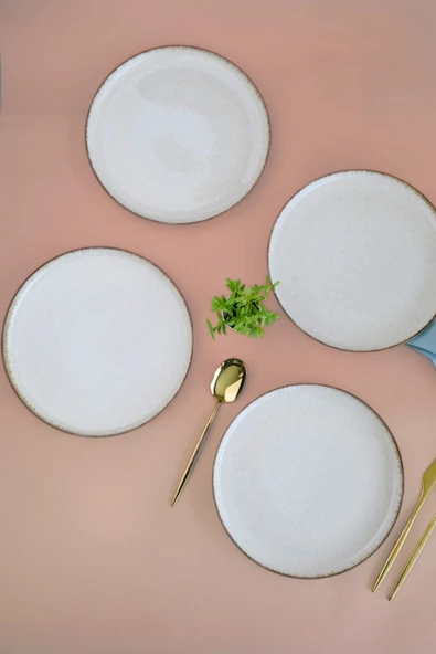 Kütahya Porselen Moderna Servis Tabağı Tarçın 24cm 4 lü ürün görseli 1