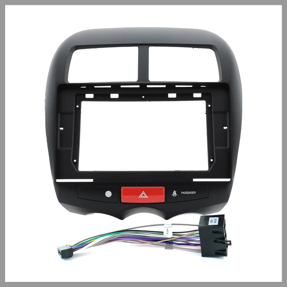 MITSUBISHI ASX 2010-2019 UYUMLU 10,1 INC ANDROID MULTİMEDYA ÇERÇEVESİ - SOKET ürün görseli 1