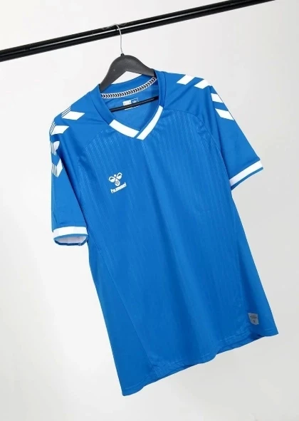 Hummel Fast Basic Tek Üst Futbol Forma Saks Mavi ürün görseli 1
