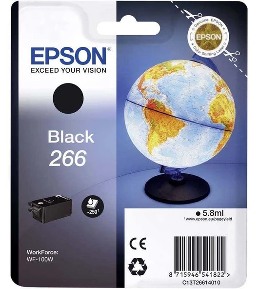Tonersepeti Epson T266-C13T26614010 Siyah  Kartuş ürün görseli 1