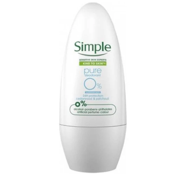 Sımple Roll On Pure 50ml ürün görseli 1