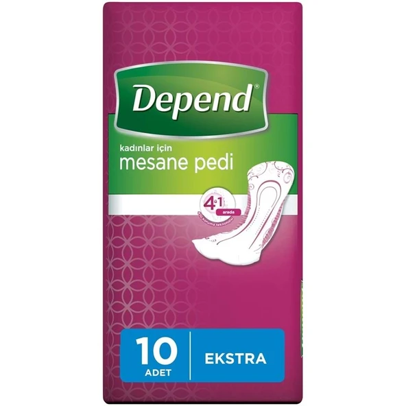 Depend Mesane Pedi Kadın Ekstra (İç adet 10 Lu) Tekli Pk ürün görseli 1
