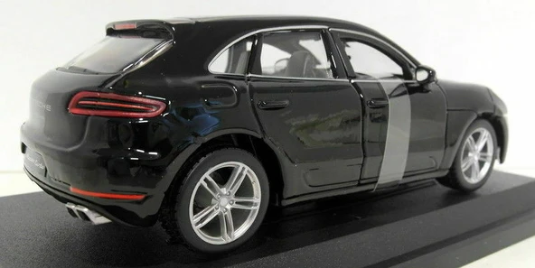 Burago Porsche Macan 1/24 Siyah Model Araba - Resim 8