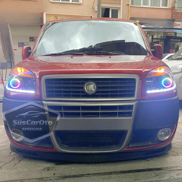 Fiat Doblo D2 2005-2010 Uyumlu Üniversal V2 Laguna Lip Esnek Ön Lip 2 Parça Tampon Altı Dil Karlık Ön Ek ürün görseli 1