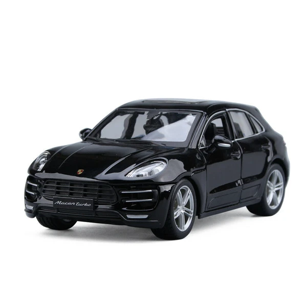 Burago Porsche Macan 1/24 Siyah Model Araba - Resim 7