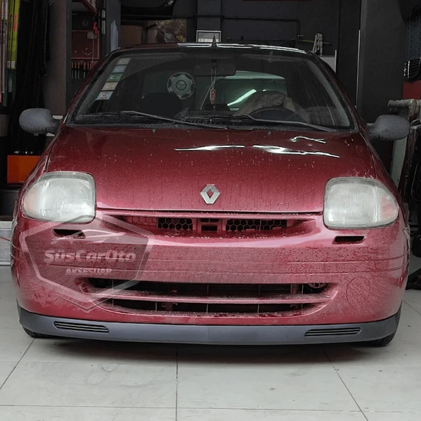 Renault Clio Symbol Hb&Sedan 1998-2002 Uyumlu Üniversal V2 Laguna Lip Esnek Ön Lip 2 Parça Tampon Altı Dil Karlık Ön Ek ürün görseli 1