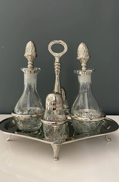 LAMEDORE YAĞ VE SİRKE SETİ 27X20X22,5 CM ürün görseli 1