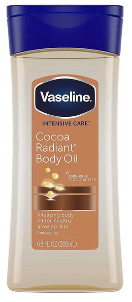 Vaseline Intensive Care Cocoa Radiant Body Gel Oil 200 ml ürün görseli 1