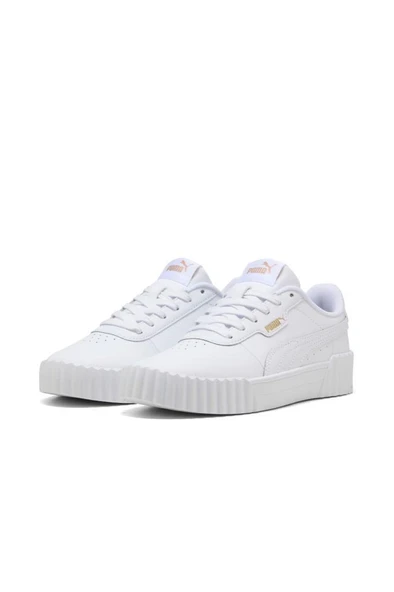 Puma Carina 3.0 Jr 401476 01 Kadın Sneaker Ayakkabı Beyaz 35,5-38,5 ürün görseli 1