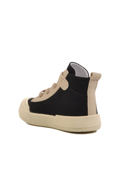 Siyah Erkek Çocuk Hi Sneaker - Resim 4