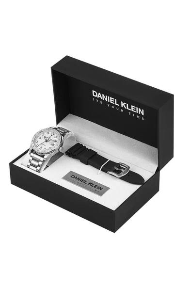 Daniel Klein Çelik Kordon 3 Atm Suya Dayanıklı Özel Tasarım Erkek Kol Saati VS.BLKT.0164 ürün görseli 1