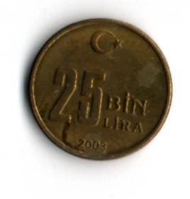 T.C. 25 000 Lira 2003 (mp1963) - Resim 2
