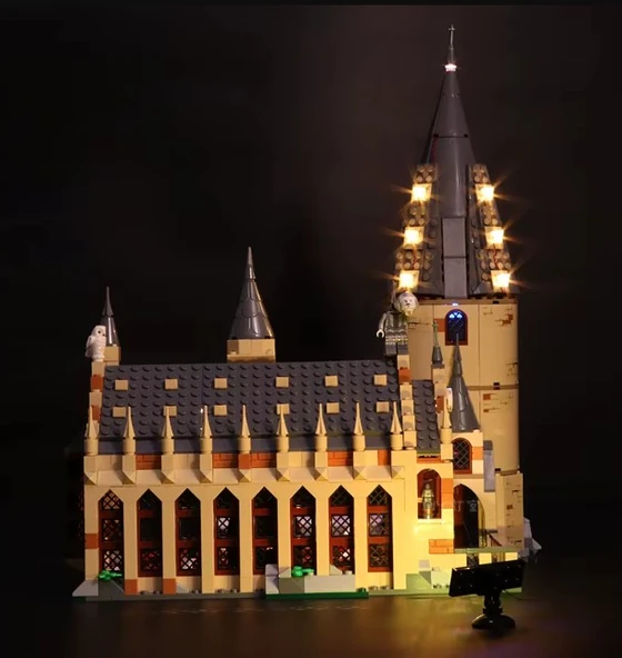 Harry Potter Hogwarts Şatosu Puzzle Işıklandırması ürün görseli 1