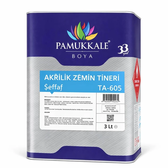 Pamukkale Akrilik Zemin Boyası Tineri 3 Lt ürün görseli 1