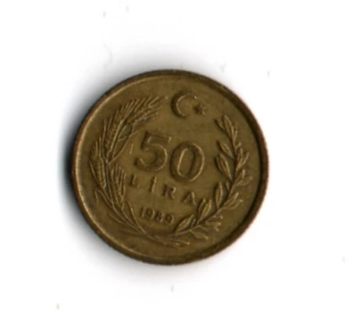 T.C. 50 Lira 1989 (mp1953) - Resim 2