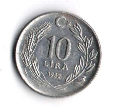 T.C. 10 Lira 1982 (mp1949) - Resim 2
