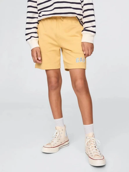 GAP 742934003 V-Frch Ft Logo Erkek Çocuk Şort - Resim 3