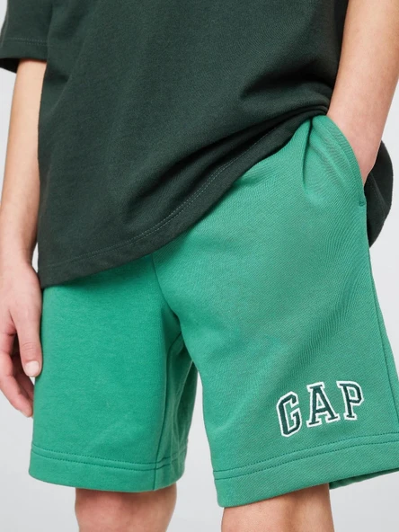 GAP 742934001 V-Frch Ft Logo Erkek Çocuk Şort - Resim 4