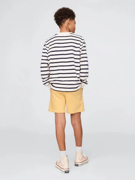 GAP 742934003 V-Frch Ft Logo Erkek Çocuk Şort - Resim 4