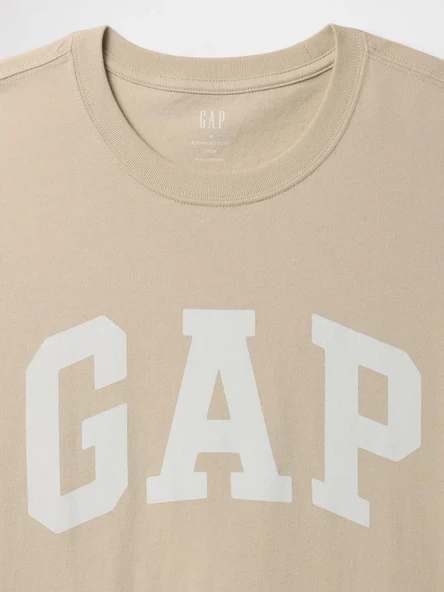 GAP 856659023 V-Everyday Soft Basic Logo T Erkek Tişört - Resim 3