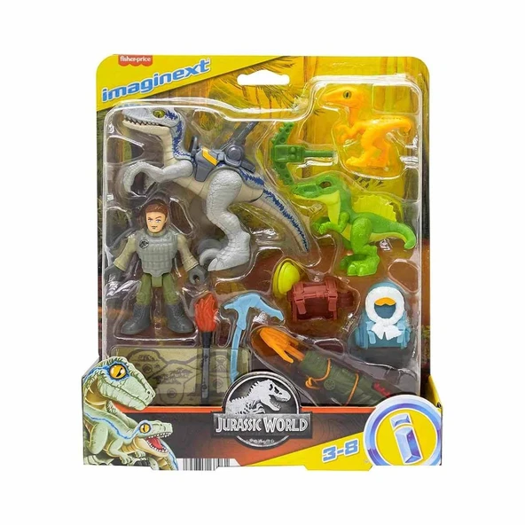 Imaginext Jurassic World Dinozor Takibi Seti imaginext ürün görseli 1