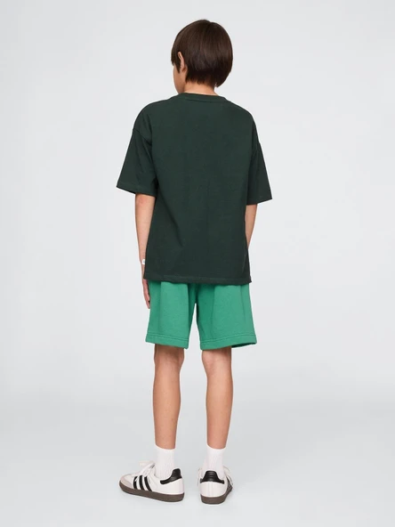 GAP 742934001 V-Frch Ft Logo Erkek Çocuk Şort - Resim 2