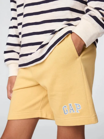 GAP 742934003 V-Frch Ft Logo Erkek Çocuk Şort - Resim 2
