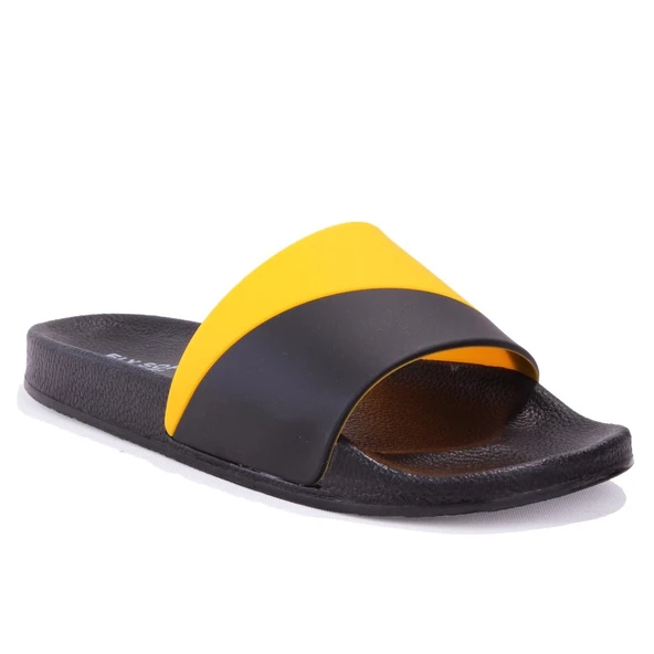 Fly Soft S263071 Siyah Sarı Günlük Ortopedik Erkek Spor Terlik ürün görseli 1