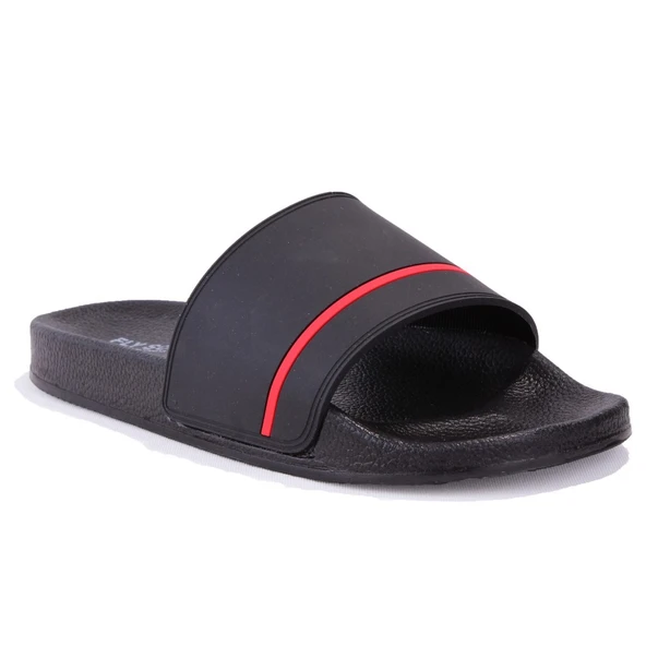 Fly Soft S263050 Siyah Kırmızı Günlük Ortopedik Erkek Spor Terlik ürün görseli 1