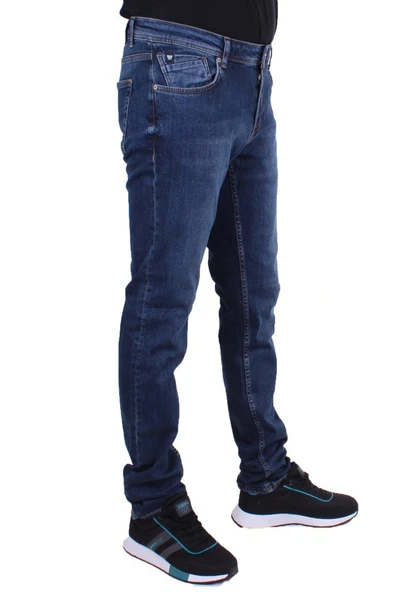 Twister Panama 758-02 Mavi Düşük Bel Dar Paça Erkek Jeans Pantolon ürün görseli 1