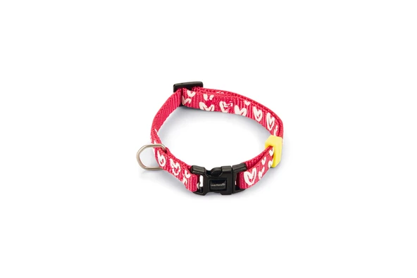 Beeztees Köpek Tasması, Pembe, 20-30cm, 10mm ürün görseli 1