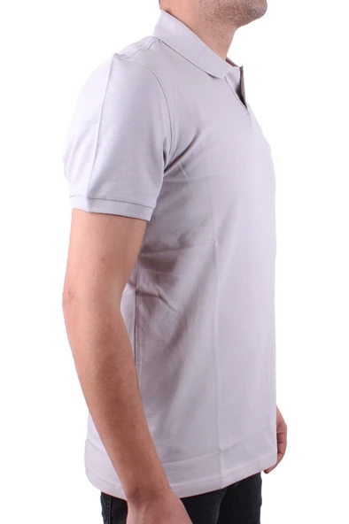 Dagoster DMG23-231319 Gri Günlük Yarım Patlı Pike Polo Yaka Erkek Tişört ürün görseli 1