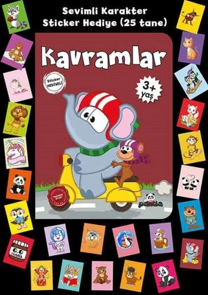 Stickerlı 3+ Yaş Kavramlar ürün görseli 1