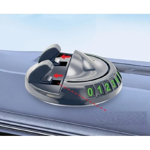 360° Dönebilen Yapışkanlı Numaratörlü Araç Telefon Tutucu ürün görseli 1