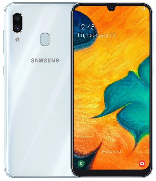 Samsung Galaxy A30 Beyaz 64 GB/ 4 GB RAM YENİLENMİŞ ÜRÜN  (Sıfır gibi) ürün görseli 1