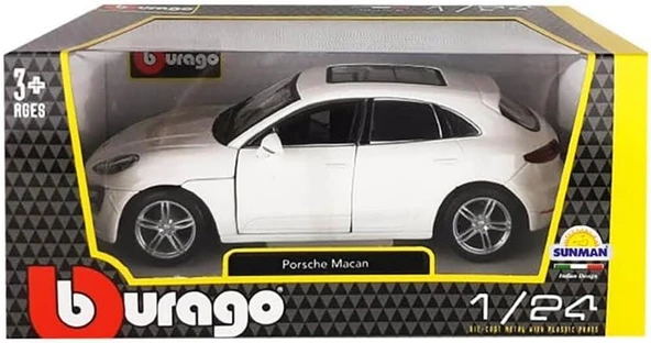 Bburago Porsche Macan 1/24 Model Araba - Resim 2